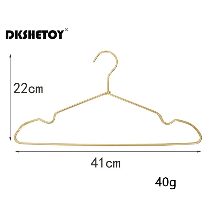 Delicate%20Metal%20Clothes%20Hangers%20Silver%20Gold%20Lightweight%20Sturdy%20Clothing%20Coat%20Hanger%20for%20Hanging%20Shirts%20T-Shirts%20Blouses%20-%20Image%203