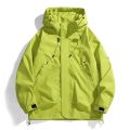 CHRLCK Unisex Waterproof Running Jacket Autumn Windproof Windbreaker Hiking Camping Trekking Outdoor Jackets Men Women Coats.