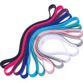 1/2/5Pcs Women Sweatbands Football Yoga Pure Hair Bands Anti-slip Elastic Rubber Thin Sports Headband Men Hair Accessories. 