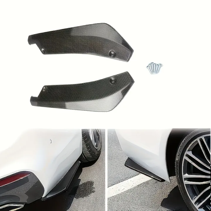 1%20Pair%20Carbon%20Fiber%20Winglets%20Side%20Skirt%20Extension%20Car%20Front%20Rear%20Bumper%20Strip%20Lip%20Spoiler%20Diffuser%20Splitter%20Scratch%20Protector%20-%20Image%203