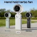 Free delivery N607 High-Speed Handheld Mini Fan USB Portable Foldable Neck-Hanging Turbo Fan.