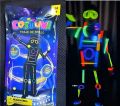 Full Body Glow Costume Kit 136 Pcs Glowing Stick And Ring Set 7 Different Color Long Time Glow UpTo 10 Hours Water Proof Non Leaking High Quality Glowing Costume Kit For Family Fun Time. 