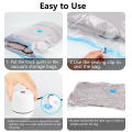 Electric Air Pump for Vacuum Bags - Labor-Saving Compression Tool Compatible with EU USA UK Japan Plug for Clothes Storage.