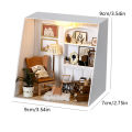 Baby House Mini DIY Kit for Making Room Toys, Home Bedroom Decoration with Furniture, Wooden Crafts, 3D Puzzle, Girl's Birthday. 