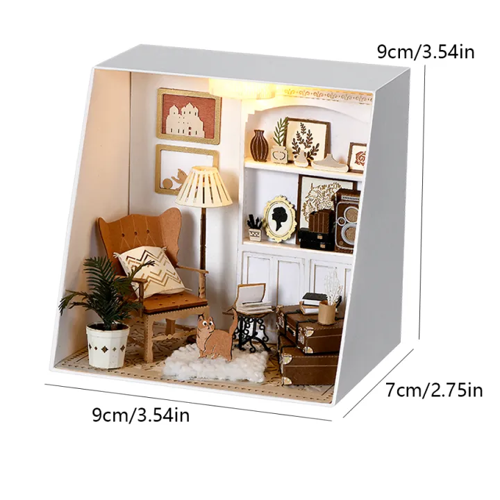 Baby%20House%20Mini%20DIY%20Kit%20for%20Making%20Room%20Toys,%20Home%20Bedroom%20Decoration%20with%20Furniture,%20Wooden%20Crafts,%203D%20Puzzle,%20Girl's%20Birthday%20-%20Image%202
