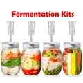 86mm/70mm Wide Mouth Mason Jar Fermentation Lid Keep Food Submerged Kit. 
