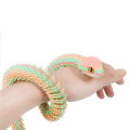 3D Printed Snake Movable Joint Fidget Toy Figurine Simulation Snake Office Desktop Ornament s Crafts Figurines Miniatures. 