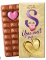 Cadbury Dairy Milk Silk “You Melt My Heart” Chocolate Bar – Smooth & Creamy Milk Chocolate 250g. 