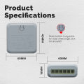 MOES Tuya ZigBee Smart Mini Switch Module Electricity Consumption Monitor Light Switch 1 Gang 16A Breaker Support Alexa  lightify. 