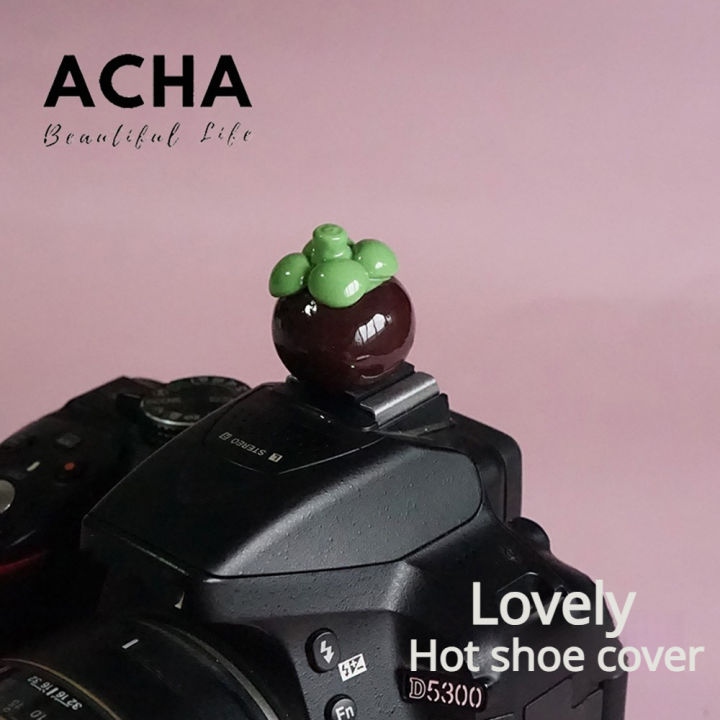 DIY%20Lovely%20Camera%20Hot%20Shoe%20Cover%20Protective%20Cap%20Fruit%20for%20Canon%20Sony%20Nikon%20Fuji%20XT5%20XT50%20XM5%20Leica%20Mirrorless%20Accessories%20Orange%20-%20Image%204