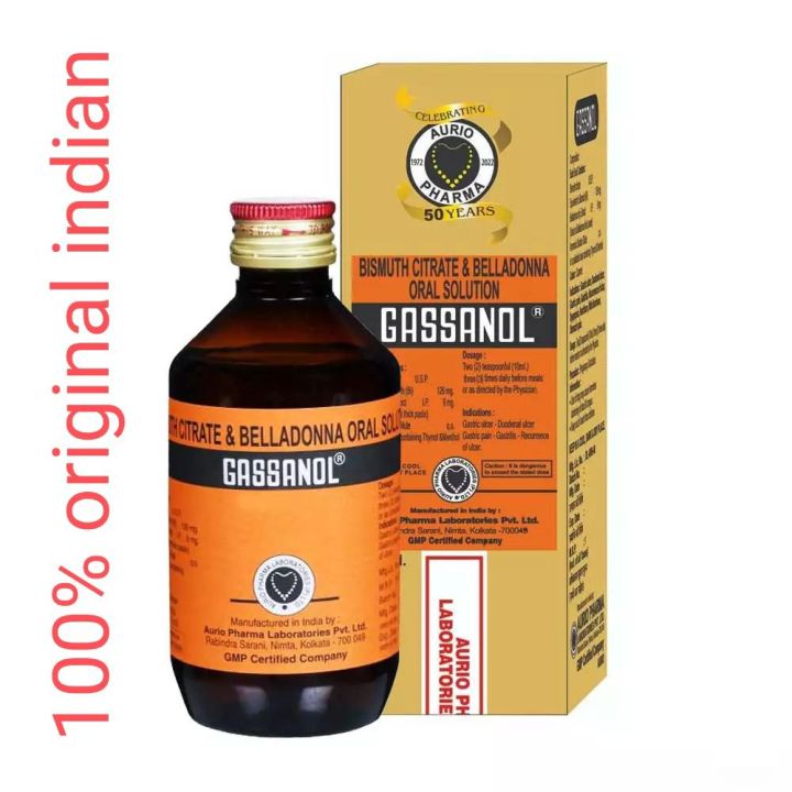 Bismuth citrate & belladonna oral solution GASSANOL 450 ML ( I N D )