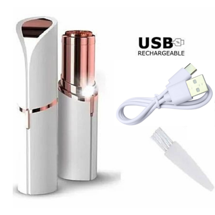 2 in 1 Rechargeable Facial Hair Remover for Women – Painless Face ...