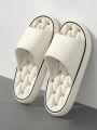 Couple Style Spring and Summer Eva Soft Thick-Soled Hollow-Out Honeycomb Massage Pattern Indoor Bathroom Outdoor Leisure Comfortable Slide Slippers for Men and Women. 