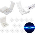 2 3 4 5 6pin 8mm 10mm L Shape LED Strip  Solderless Connector For 5050/3528/2835 RGB Strip No Soldering Corner Connector Strip. 