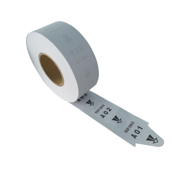 Queue Turno Matic Take A Number Machine Ticket Paper Roll with 4 Groups ...