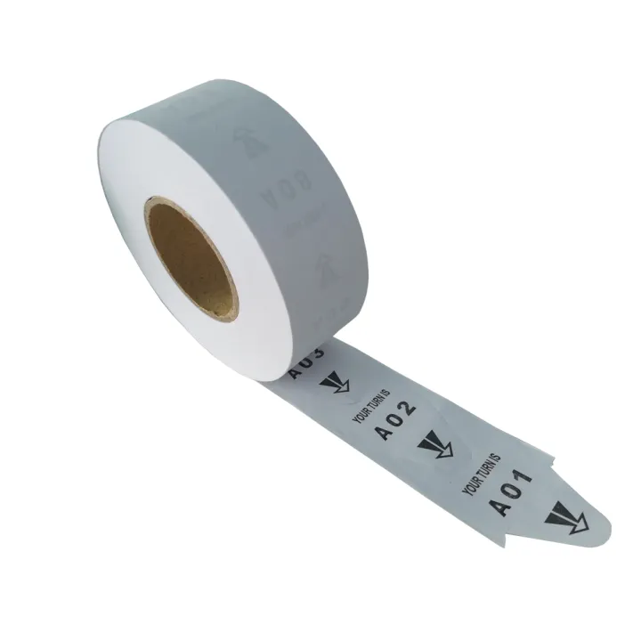 Paper Queue Number Queue Turno Matic Take A Number Machine Ticket Paper Roll with 4 Groups ...