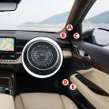 280W(2pcs*140W) Car Tweeters With Filter Stereo Speakers Music Soft Dome Balanced Truck Tweeter Car Audio Silk Film Loud Speaker. 