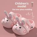 2026 Summer Cute Rabbit Children Slippers Cartoon Outdoor Clogs For Girls Toddler Waterproof Anti Slip EVA Kids Beach Shoes.