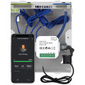Tuya ZigBee WiFi Smart Energy Meter 80A Current Transformer Clamp Ammeter KWh Electricity Power Meter For Alexa  Home. 