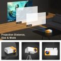 YG300 MINI Projector Portable Home Theater Smart TV Laser Beamer 3D Cinema LED Videoprojector for 4k 1080P Movie Via HD Port. 