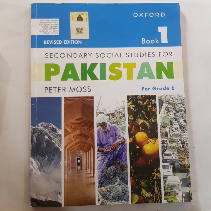 OXFORD SECONDARY SOCIAL STUDIES FOR PAKISTAN FOR GRADE 6 BOOK 1 BY PETER MOSS