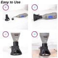 Rotary Router Milling Cutter Guide Attachment Twist Drill Bit Wood Carving Tool Kit Dedicated Locator Woodwork Tool for Dremel.