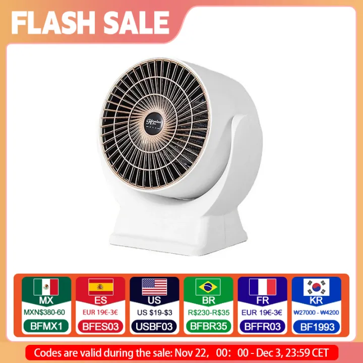 Portable Electric Heater Low Noise Air Heater Fast Heating Mini Desktop Fan Heater Winter Heating Warmer for Home Office Room