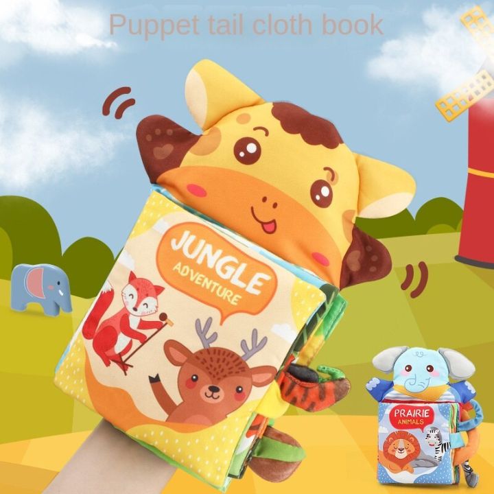 10page%20Animal%20Hand%20Puppet%20Cloth%20Book%20Baby%20Tail%20Cloth%20Book%20Baby%20Soothing%20Tear%20Away%20Book%20Naughty%20Cloth%20Puppet%20Enlightenment%20Toy%20-%20Image%202