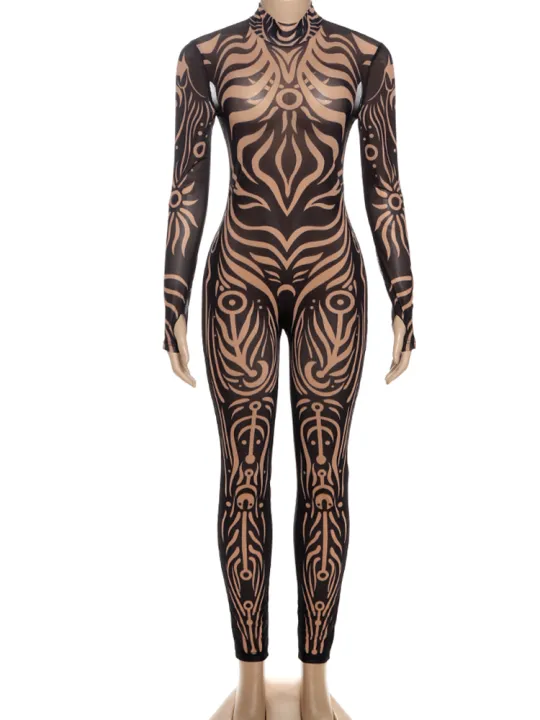 Sisterlinda%20%20Fashion%20Print%20Jumpsuits%20Woman%20Turtleneck%20Full%20Sleeve%20See%20Through%20Skinny%20Peach%20Hip%20Street%20Wild%20Style%20Overalls%20-%20Image%206