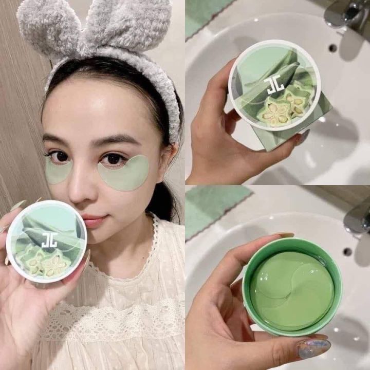 Jayjun%20Solution%20*No%20box%20for%20new%20custom%20policy%20*Okra%20Green%20Eyes%20Patch%20*60%20pieces%20*Made%20in%20Korea%20*Betacaroteen%20Moisture%20Undereyes%20area%20-%20Image%202