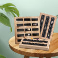 Bamboo And Wood 15-Position Ring Display Tray, Jewelry Display Tray, Earrings, Bracelets, Ring Storage Tray, Display Props. 