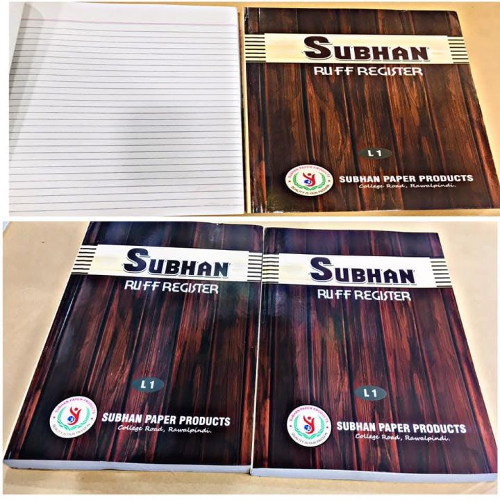 (1Pcs) Thickest Notebook Register Large A4 Size Rough Work Copy ...