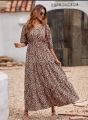 Be elegant gown dress for women/girl,53 inches long. smokie hand..