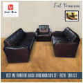 Best One Furniture Black Living Room Sofa Set - 002/B - Sofa Set.