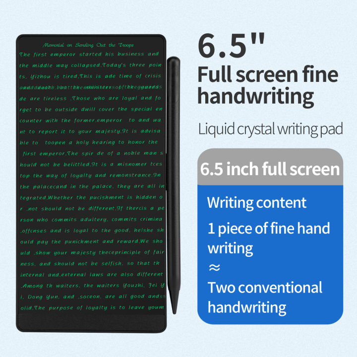 6.5%20Inch%20Full%20Screen%20Electronic%20Writing%20Tablet%20Superfine%20Handwriting%20LCD%20Drawing%20Board%20Educational%20Notepad%20for%20Kids%20-%20Image%203