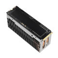 TEUCER Aluminum M.2 SSD Cooler Double Copper Tube Radiator 2280 Solid State Drive Heat Sink. 