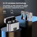 Jmary MW-15 2.4GHz Dual Wireless Microphone For Mobile Available in USB-C and iOS With Charging Case. 