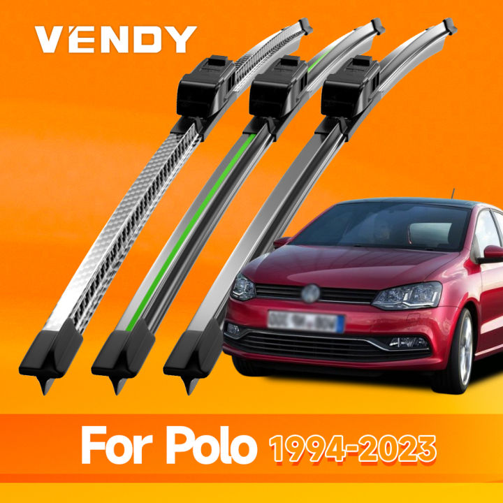 2pcs For VW Polo 6N 9N 6R 6C AW1 BZ1 1994-2023 Front Windshield Wiper Blades Windscreen Window Accessories 2006 2010 2017 2018