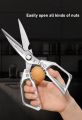 Japanese SK5 Premium Stainless Steel Multi-Functional Kitchen Scissors Strong Chicken bone Cutting Knife Home Use. 