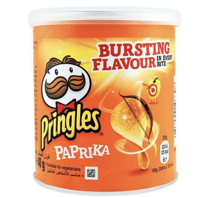 PRINGLES CHIPS PAPRIKA 40 GM BASIC