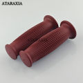 Universal 7/8" 22mm 24mm Retro Motorcycle Hand Grips Non-slip Rubber Handlebar Grips for Moto Scooter Motocross Motorbike Grips. 