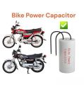 Capacitor for bike capacitor will power your horn headlight back light indicators when you bike is on. 