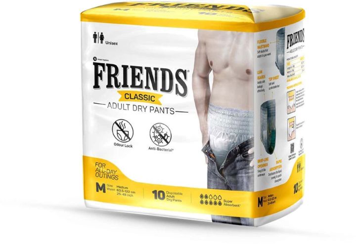 Friends Adult Diaper Pant Type Medium