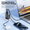 Toocki PD 67W GaN USB Charger Digital Display Quick Charge QC4.0 Type C Charger For iPhone ipad    Tablets. 