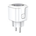 Zigbee3.0 Smart Socket European Plug 20A with Power Metering Alexa Voice Mobile APP Remote Control Home Assistant Zigbee2MQTT. 