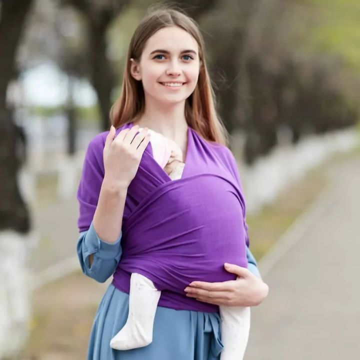 Cotton%20Baby%20Wrap%20Carrier%20Newborn%20to%20Toddler%20Stretchy%20Cotton%20Travel%20Baby%20Wrap%20Carrier%20Baby%20Sling%200-36%20Months%20Portable%20Breathable%20-%20Image%205