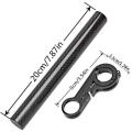 Electric Scooter Handlebar Extender Extension Horn Light Mount Holder Handlebar Riser Adapter Bicycle Lamp flashlightAccessories. 