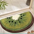 VIKAMA Cute Cartoon Lemon Smiling Face Plush Carpet Bathroom Water Absorbing And Anti Slip Floor Mat Home Decoration.