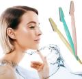 Tinkle Eyebrow Painless Facial Hair Remover Razor for Face, Pack of 3 (9pcs) & Pack of 1 (3pcs) Women and Men sensitive skin facial razor, compact hair removal tool, safe facial hair remover, travel-friendly eyebrow razor (Multicolour). 