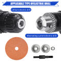70-75mmGrinding Wheel Nylo Round Cloth Wheel Fiber Polishing Wheel Drill Connected to Rotating Abrasive Tool for Metal Grinding. 